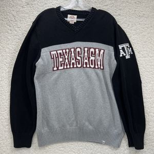 47 Brand Texas A&M Aggies Crewneck Sweatshirt Mens XL Knitted Grandpa Sweater